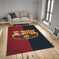 FC Barcelona Rug, FC Barcelona Rug: Football Team Garage Carpet