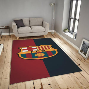 FC Barcelona Rug, FC Barcelona Rug: Football Team Garage Carpet
