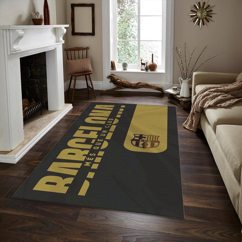 FC Barcelona Rug, FC Barcelona Rug: Football Team Area Carpet