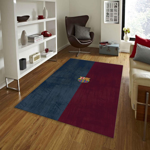 FC Barcelona Rug, FC Barcelona Rug: Football Team Area Carpet