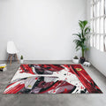 Ferrari F1 Rug, Ferrari Helmet Rug: Formula 1 Racing Decor