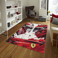 Ferrari F1 Rug, Ferrari Helmet Rug: Formula 1 Racing Decor