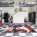 Ferrari F1 Rug, Ferrari Helmet Rug: Formula 1 Racing Decor