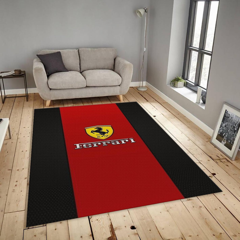 Ferrari F1 Rug Ferrari Garage Rug Formula 1 Racing Carpet for