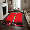 Ferrari F1 Rug, Ferrari F1 Carpet: Personalized Garage Rug