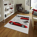 Ferrari F1 Rug, Ferrari F40 Rug: Car Enthusiast Gift
