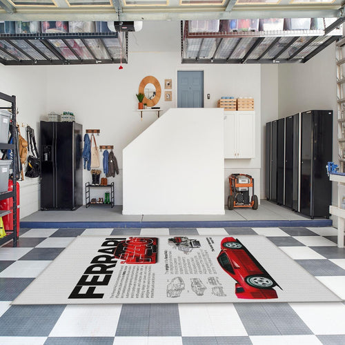 Ferrari F1 Rug, Ferrari F40 Rug: Car Enthusiast Gift