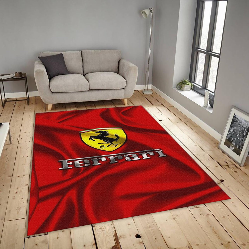 Ferrari F1 Rug Ferrari Garage Rug: Personalized Car Enthusiast