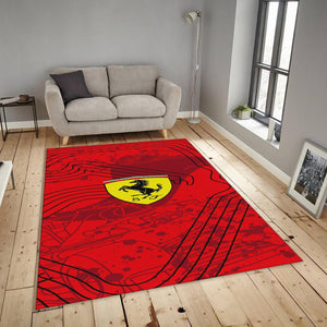Ferrari F1 Rug Ferrari Garage Rug: Formula 1 Racing Large Area