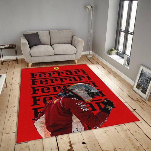 Ferrari F1 Rug Ferrari F1 Driver Rug: Personalized Car Enthusiast