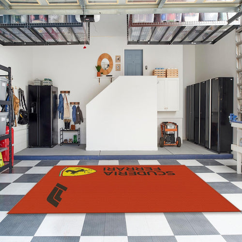 Ferrari F1 Rug Ferrari F1 Racing Rug: Personalized Car Garage