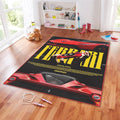 Ferrari F1 Rug, Ferrari Garage Rug: Personalized Car Lover Gift