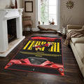 Ferrari F1 Rug, Ferrari Garage Rug: Personalized Car Lover Gift