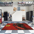 Ferrari F1 Rug Ferrari F1 Car Rug Formula 1 Racing Carpet for