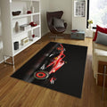 Ferrari F1 Rug, Formula 1 Car Rug: Personalized Garage Decor