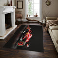 Ferrari F1 Rug, Formula 1 Car Rug: Personalized Garage Decor