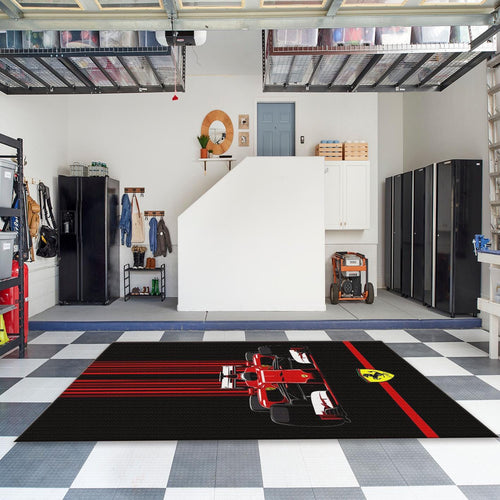 Ferrari F1 Rug, Formula 1 Car Rug: Personalized Racing Decor