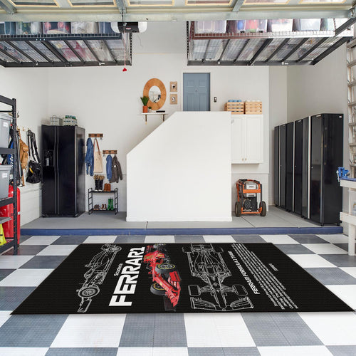 Ferrari F1 Rug, Ferrari Formula 1 Garage Rug