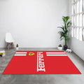 Ferrari F1 Rug, Ferrari Carpet: Racing Car Garage Rug