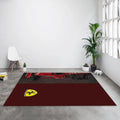 Ferrari F1 Rug, Ferrari F1 Car Rug: Personalized Garage Decor