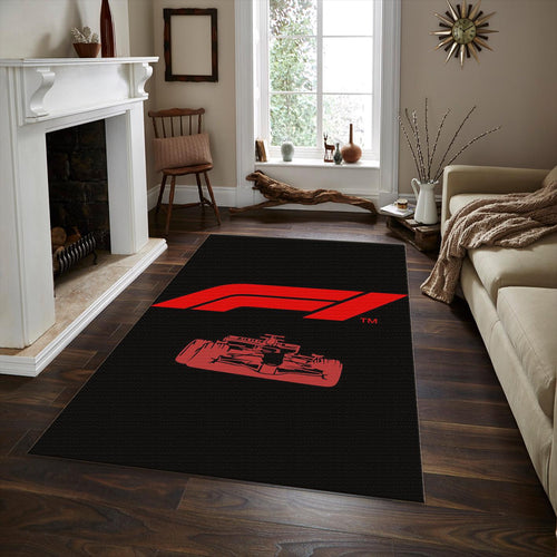 Ferrari F1 Rug Formula 1 Car Garage Rug: Personalized Racing Fan