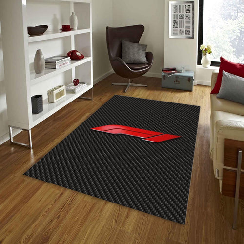 Ferrari F1 Rug Formula 1 Racing Carpet: Personalized Car