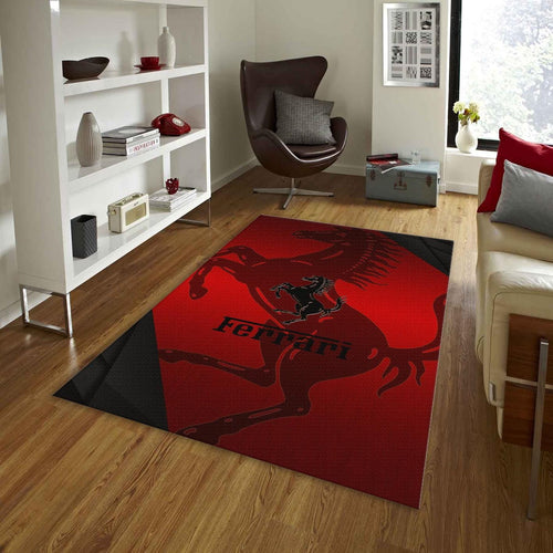 Ferrari F1 Rug Ferrari Garage Rug: Personalized Car Enthusiast