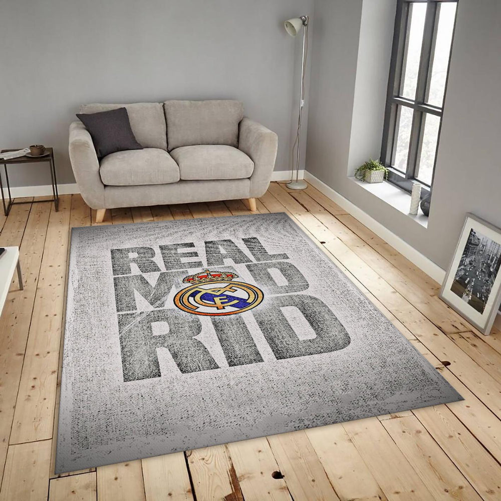 Real Madrid Rug Real Madrid Team Rug: Personalized Football Fan