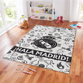 Real Madrid Rug, Real Madrid Team Carpet
