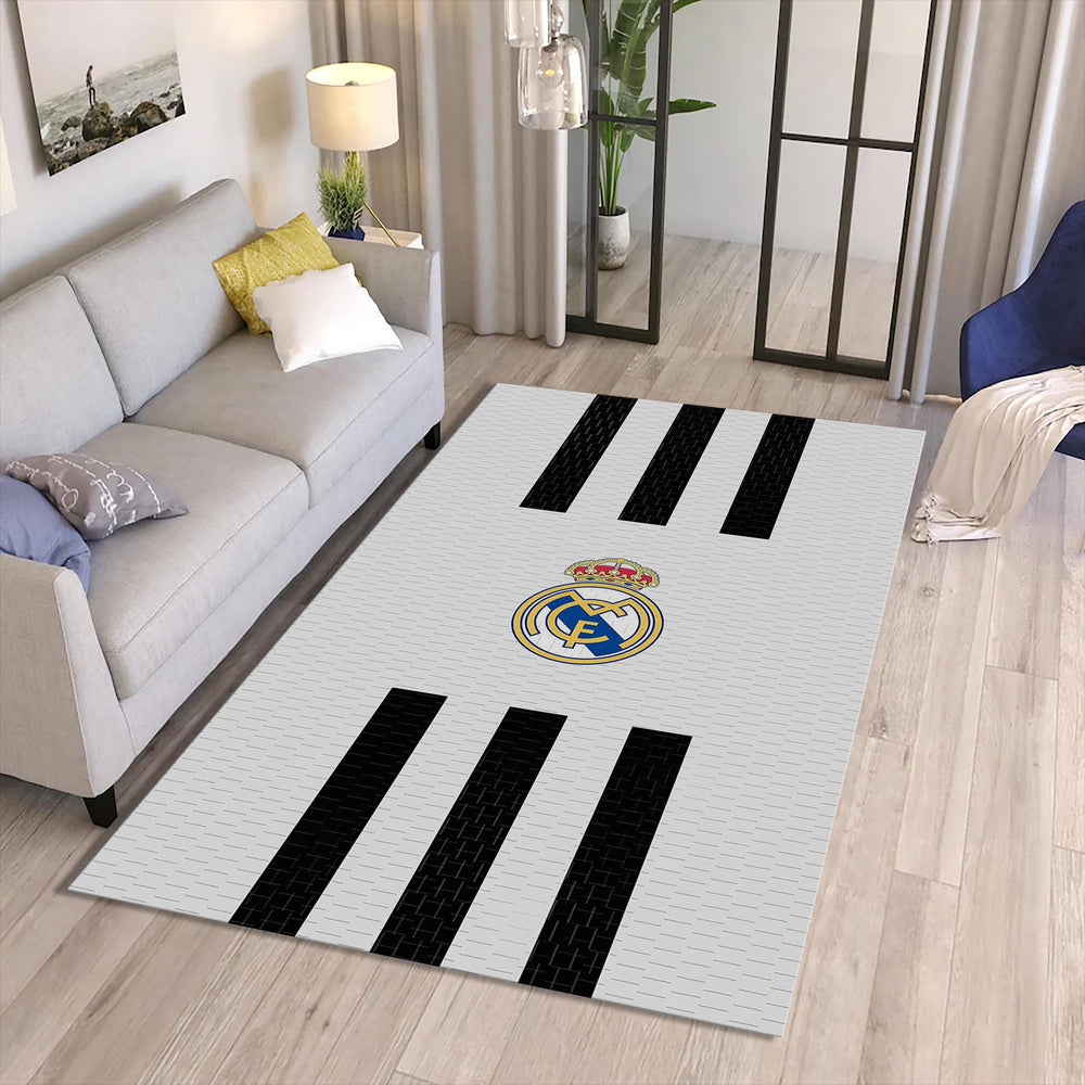 Real Madrid Rug Real Madrid Rug Football Carpet for Garage & Kids