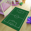 Footbal Pitch Rug, Teen Room Rug, Living Room Rug, Area