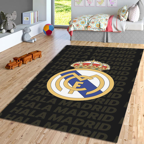 Real Madrid Rug Real Madrid Rug Football Carpet for Garage & Kids