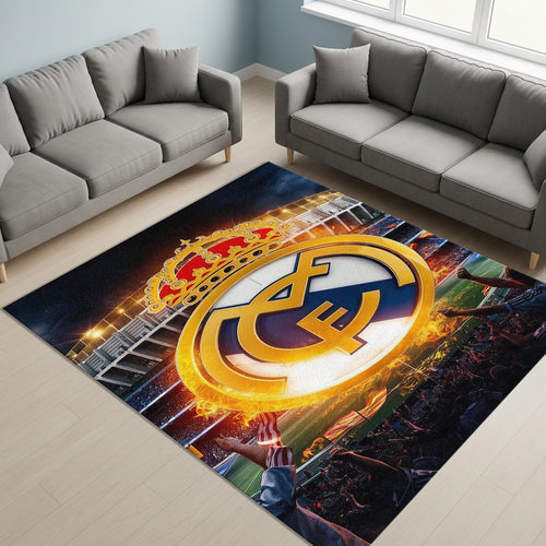 Real Madrid Rug Real Madrid Rug Football Carpet for Garage & Kids