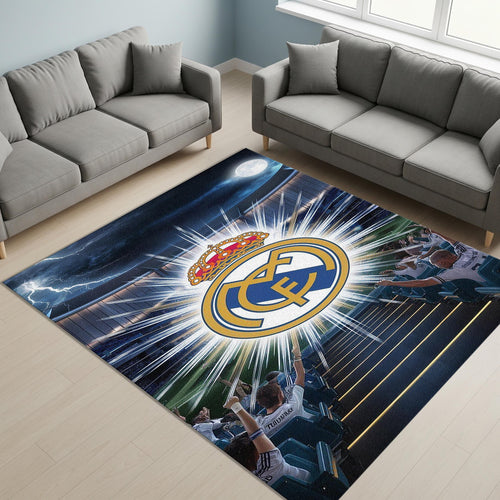 Real Madrid Rug Real Madrid Rug Football Carpet for Garage & Kids