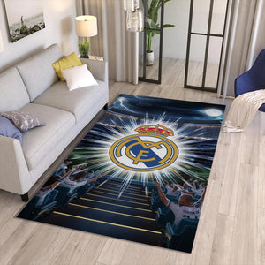 Real Madrid Rug Real Madrid Rug Football Carpet for Garage & Kids