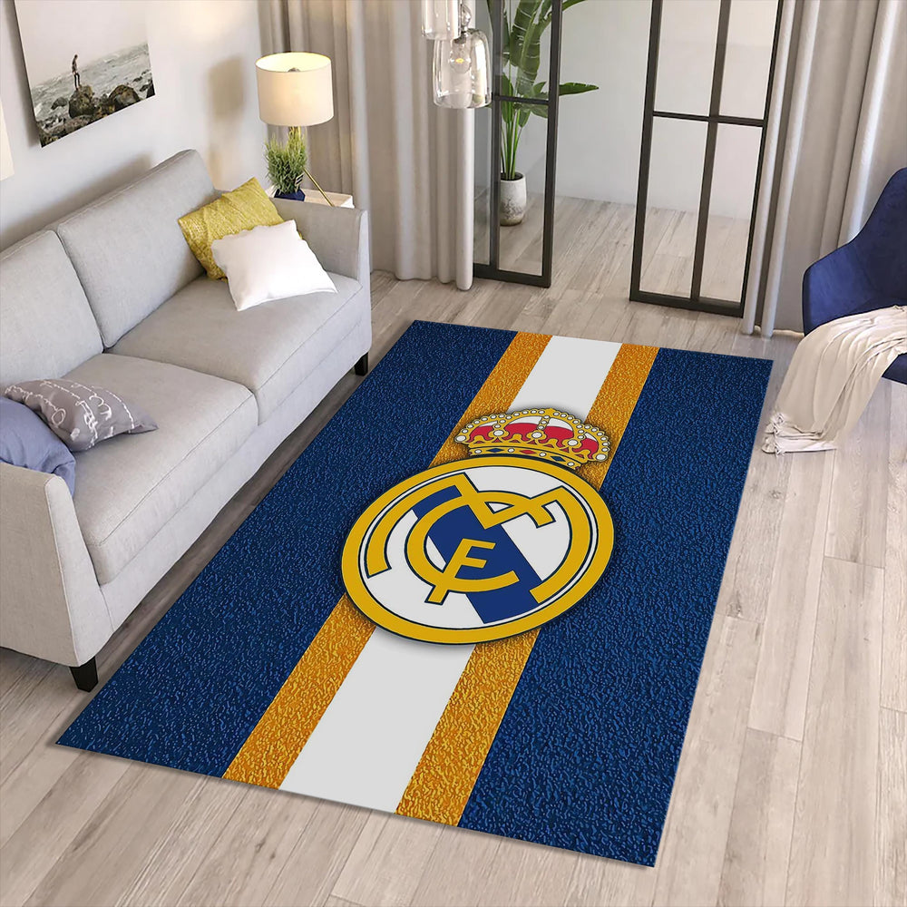 Real Madrid Rug Real Madrid Rug Football Carpet for Garage & Kids