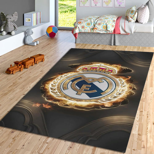 Real Madrid Rug Real Madrid Rug Football Carpet for Garage & Kids