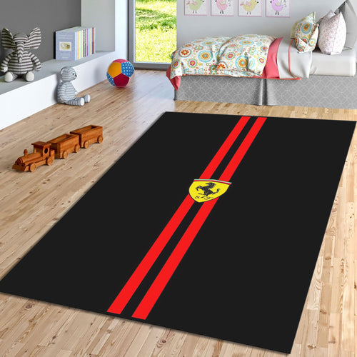 Ferrari F1 Rug Ferrari Rug Formula 1 Racing Carpet for Garage &