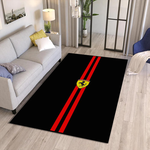 Ferrari F1 Rug Ferrari Rug Formula 1 Racing Carpet for Garage &