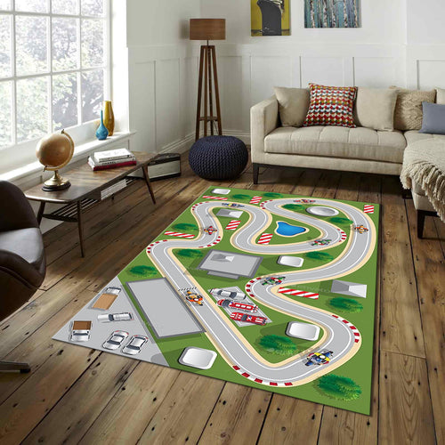 City Road Kids Play Rug, Nursery Decor