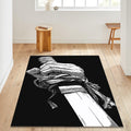Sword Rug Knight Rug Living Room Rug Art Rug Katana Rug Anime Rug