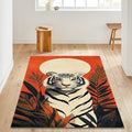 Tiger Rug Pink Rug Living Room Carpets Housewarming Gift Tibetian