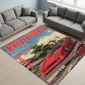 Ferrari F1 Rug Ferrari F40 Rug Formula 1 Racing Carpet for Garage