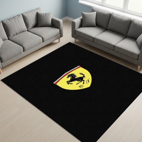 Ferrari F1 Rug Ferrari Shield Rug Formula 1 Racing Carpet for