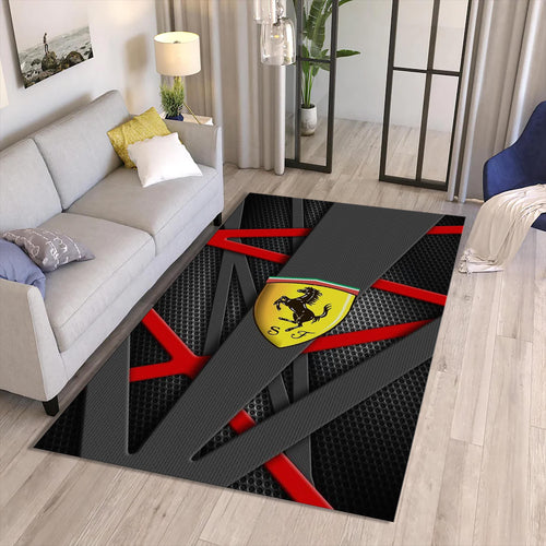 Ferrari F1 Rug Ferrari Rug Formula 1 Racing Carpet for Garage &