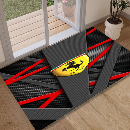 Ferrari F1 Rug Ferrari Rug Formula 1 Racing Carpet for Garage &