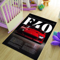 Ferrari F1 Rug Ferrari F40 Rug Formula 1 Racing Carpet for Garage