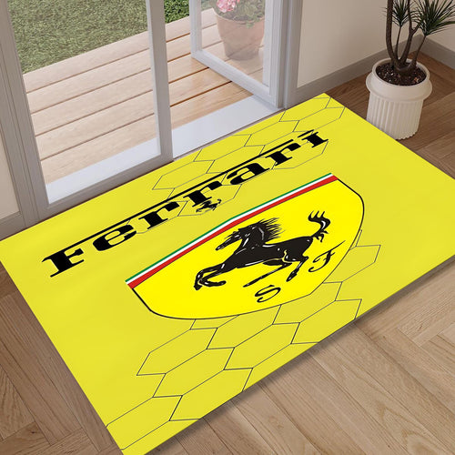 Ferrari F1 Rug Formula 1 Style Formula 1 Racing Carpet for Garage