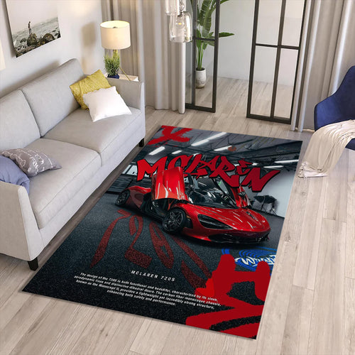 Ferrari F1 Rug Mclaren Rug Formula 1 Racing Carpet for Garage &