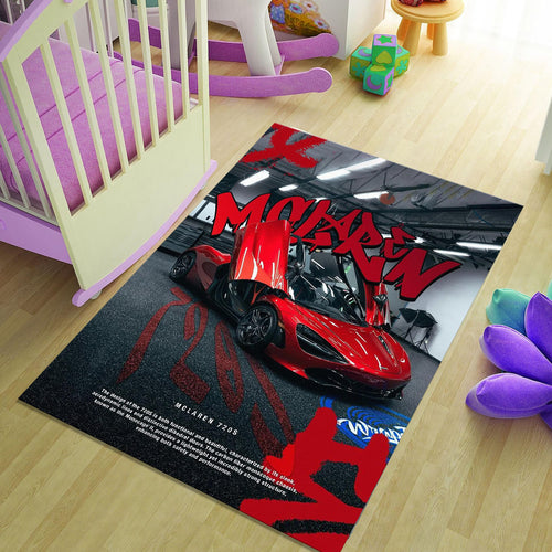 Ferrari F1 Rug Mclaren Rug Formula 1 Racing Carpet for Garage &